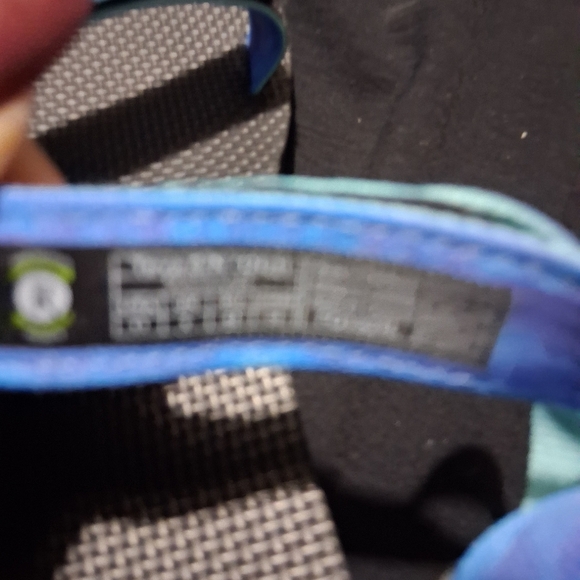 Teva Blue and Black Sporty Sandals with Adjustable Straps - Picture 8 of 10